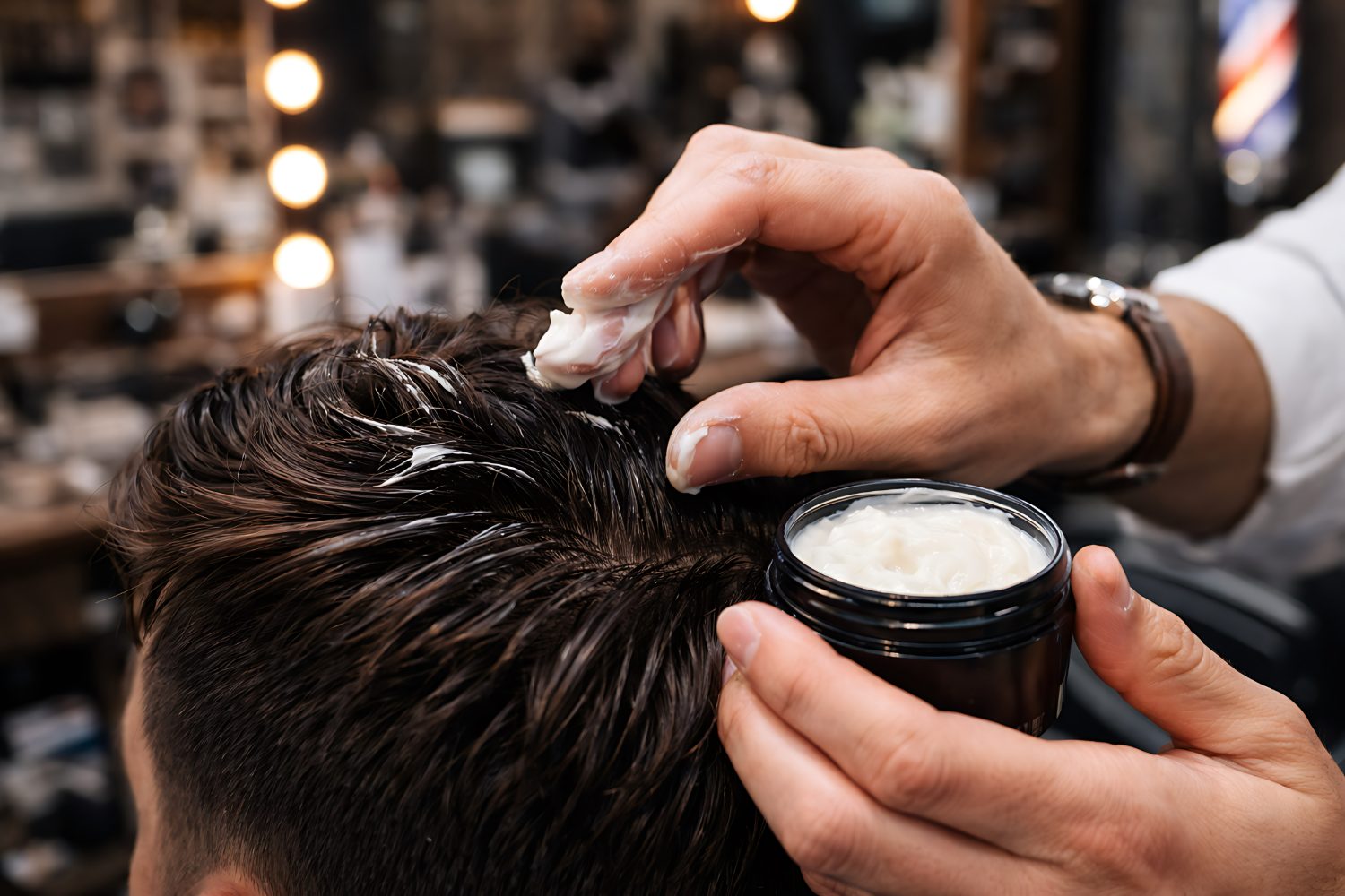 Styling mit Pomade